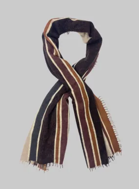 KAS | Stripe Combo Felted Scarf