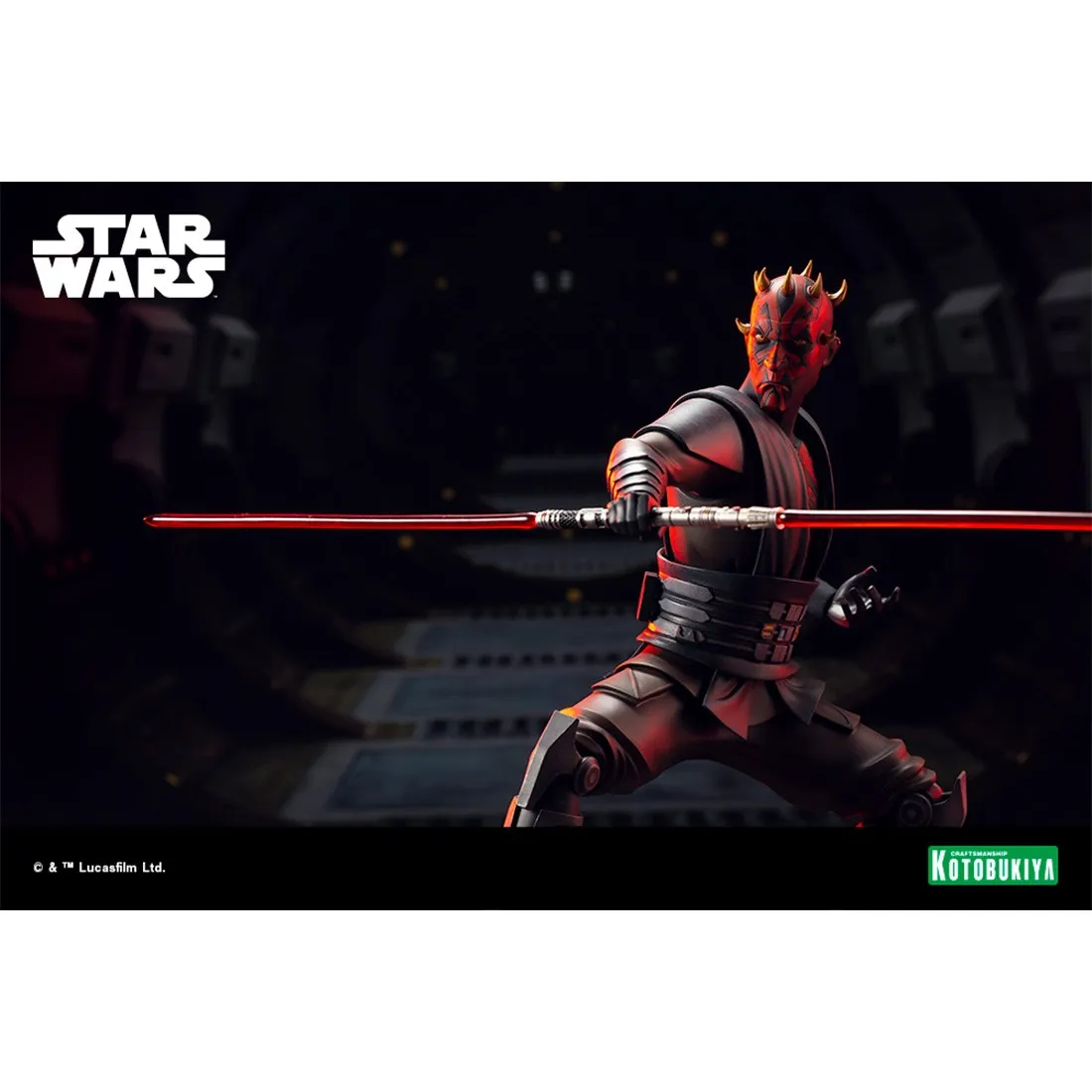 Kotobukiya ARTFX Star Wars The Clone Wars Darth Maul Figure (black)