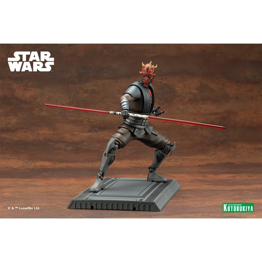 Kotobukiya ARTFX Star Wars The Clone Wars Darth Maul Figure (black)