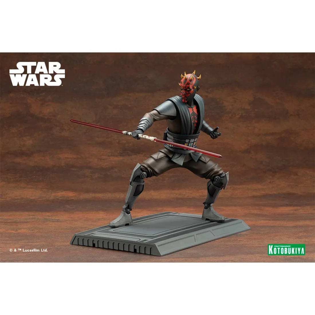 Kotobukiya ARTFX Star Wars The Clone Wars Darth Maul Figure (black)