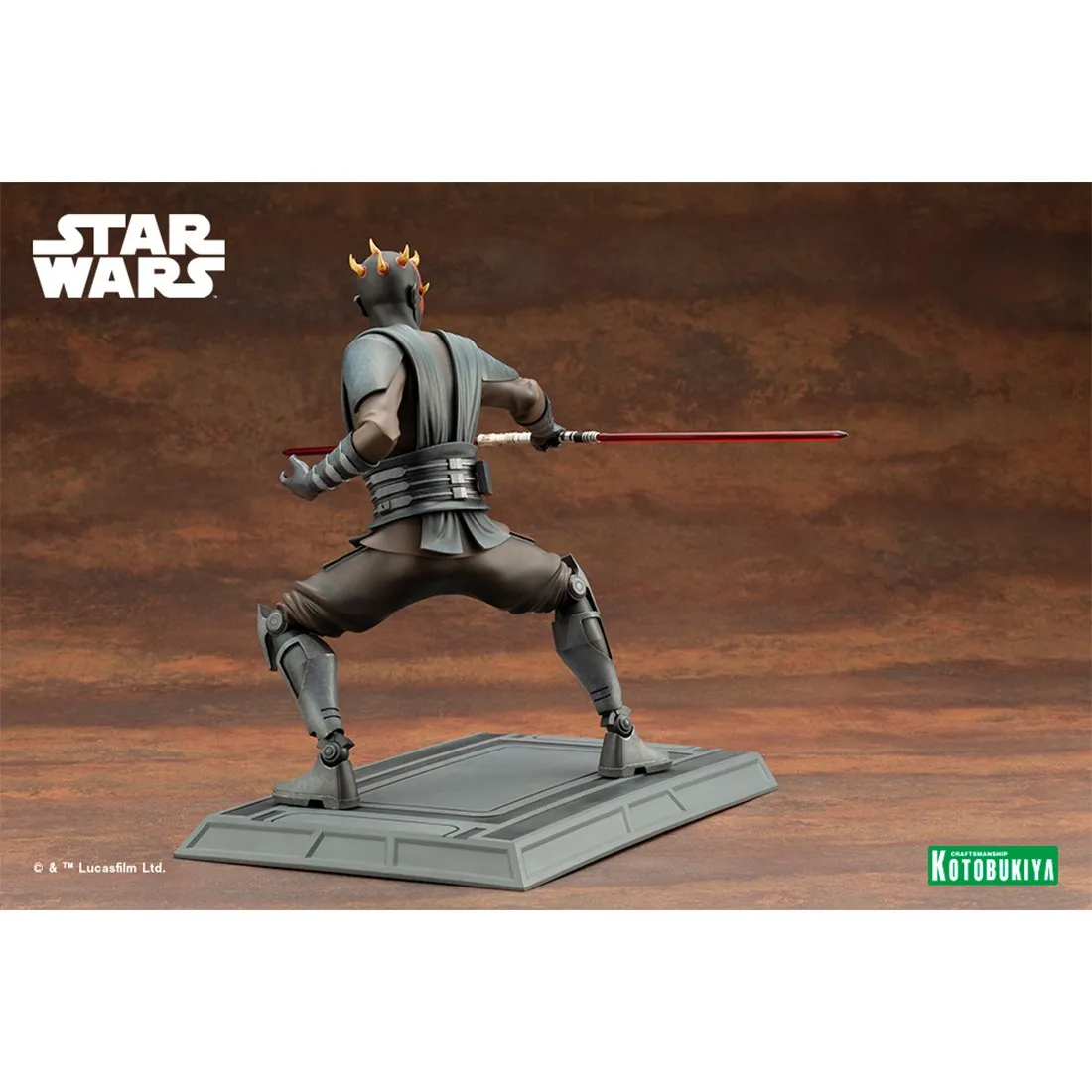 Kotobukiya ARTFX Star Wars The Clone Wars Darth Maul Figure (black)