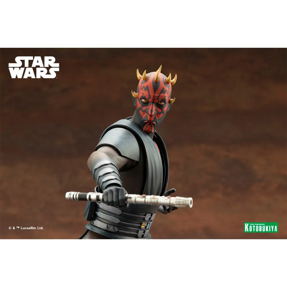 Kotobukiya ARTFX Star Wars The Clone Wars Darth Maul Figure (black)