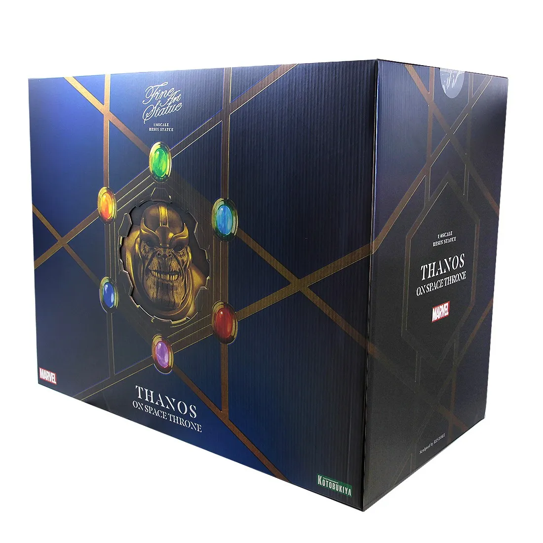 Kotobukiya Marvel Thanos On Space Throne Fine Art Statue (gold)