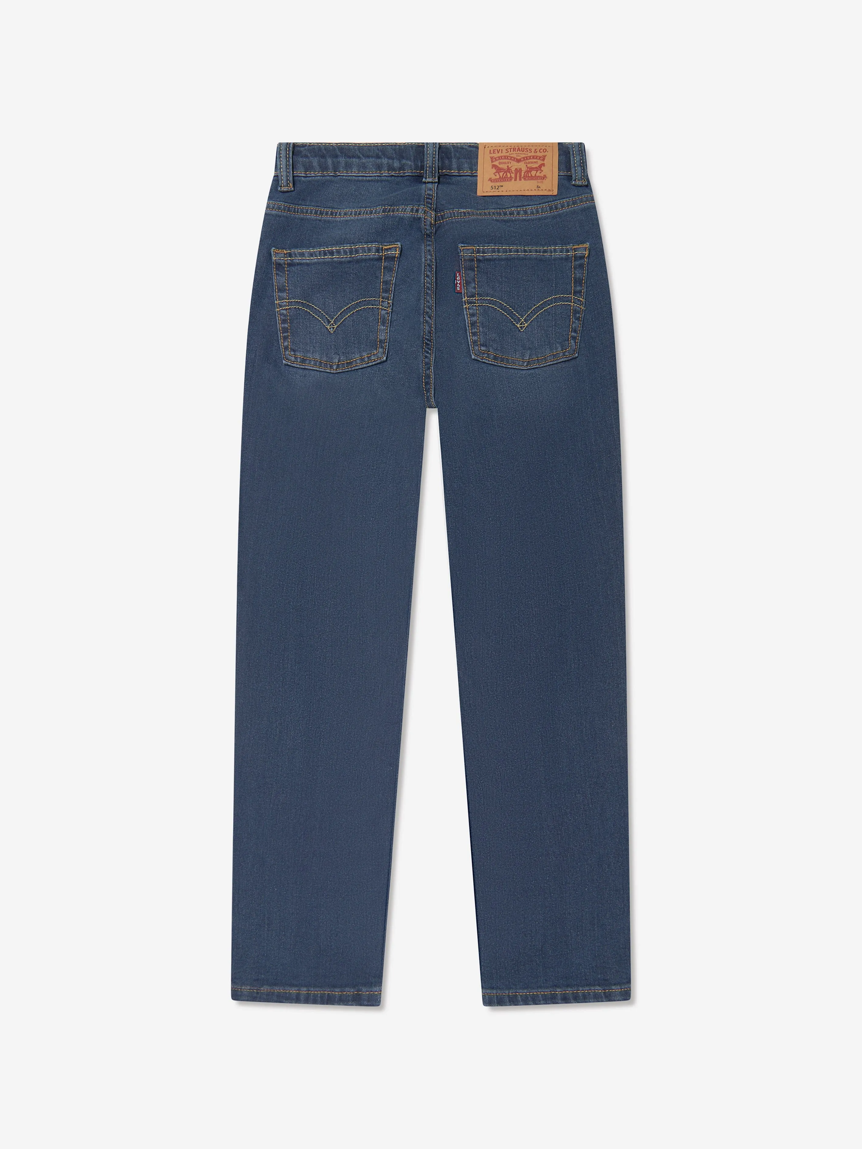 Levi's Wear Boys 512 Slim Taper Eco War Jeans in Blue