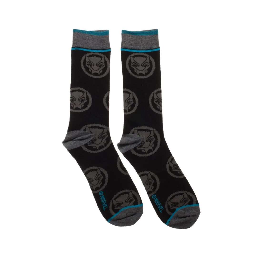 MARVEL BLACK PANTHER 2 PACK CREW SOCKS