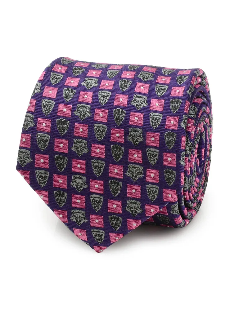 Marvel Guardians of the Galaxy Purple Men's Tie