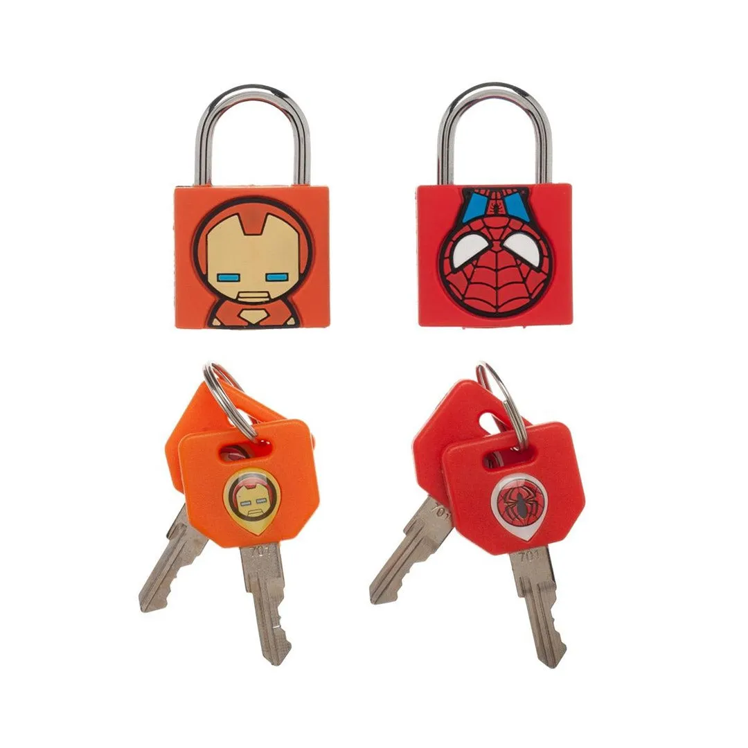 MARVEL SET OF 2 PADLOCKS WITH 4 KEYS