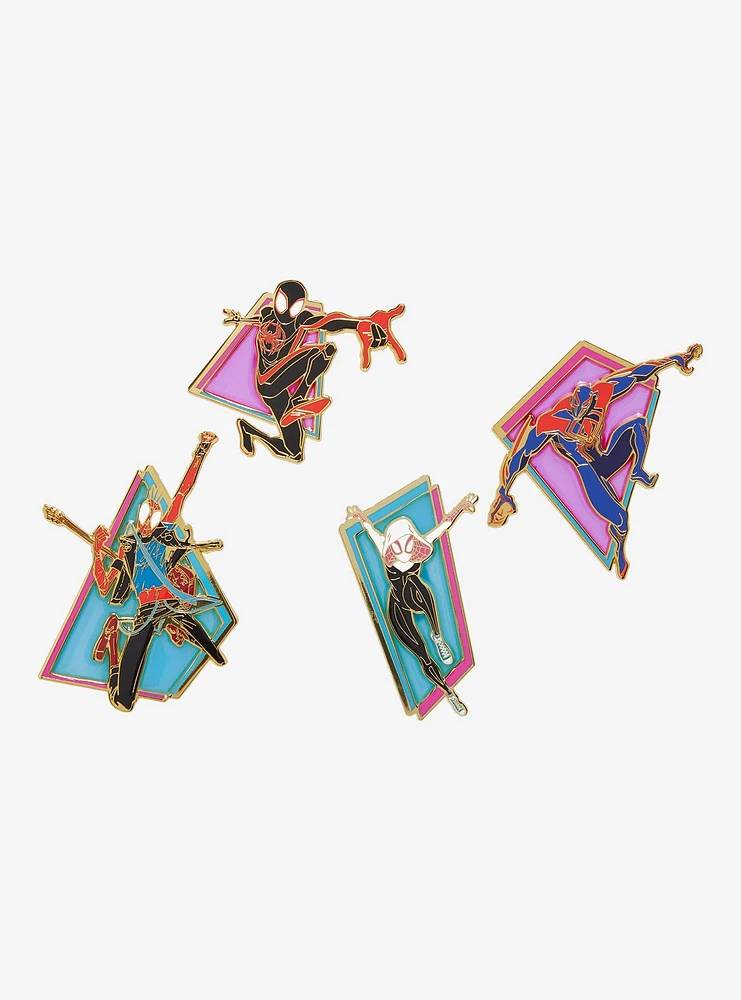 Marvel Spider-Man: Across The Spider-Verse Enamel Pin Set