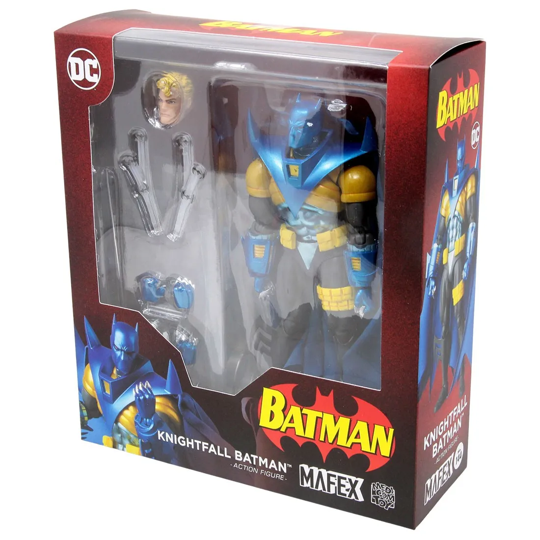 Medicom MAFEX Batman Knightfall Batman Figure (blue)