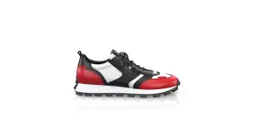 Men's Leather Running Sneakers 55126