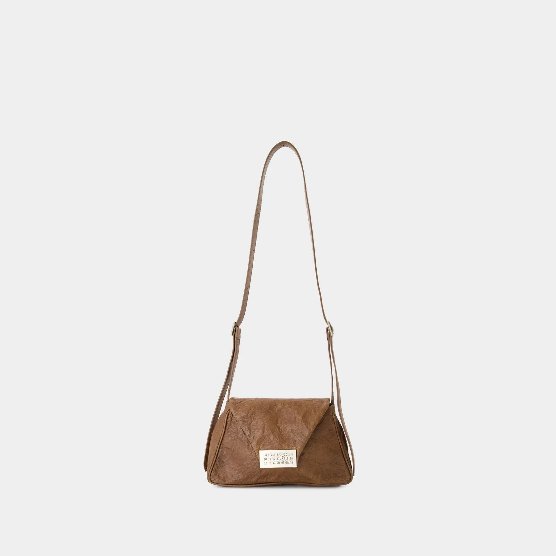 MM6 Maison Margiela  Numeric Medium Worn Out Bag - MM6 Maison Margiela - Leather - Brown