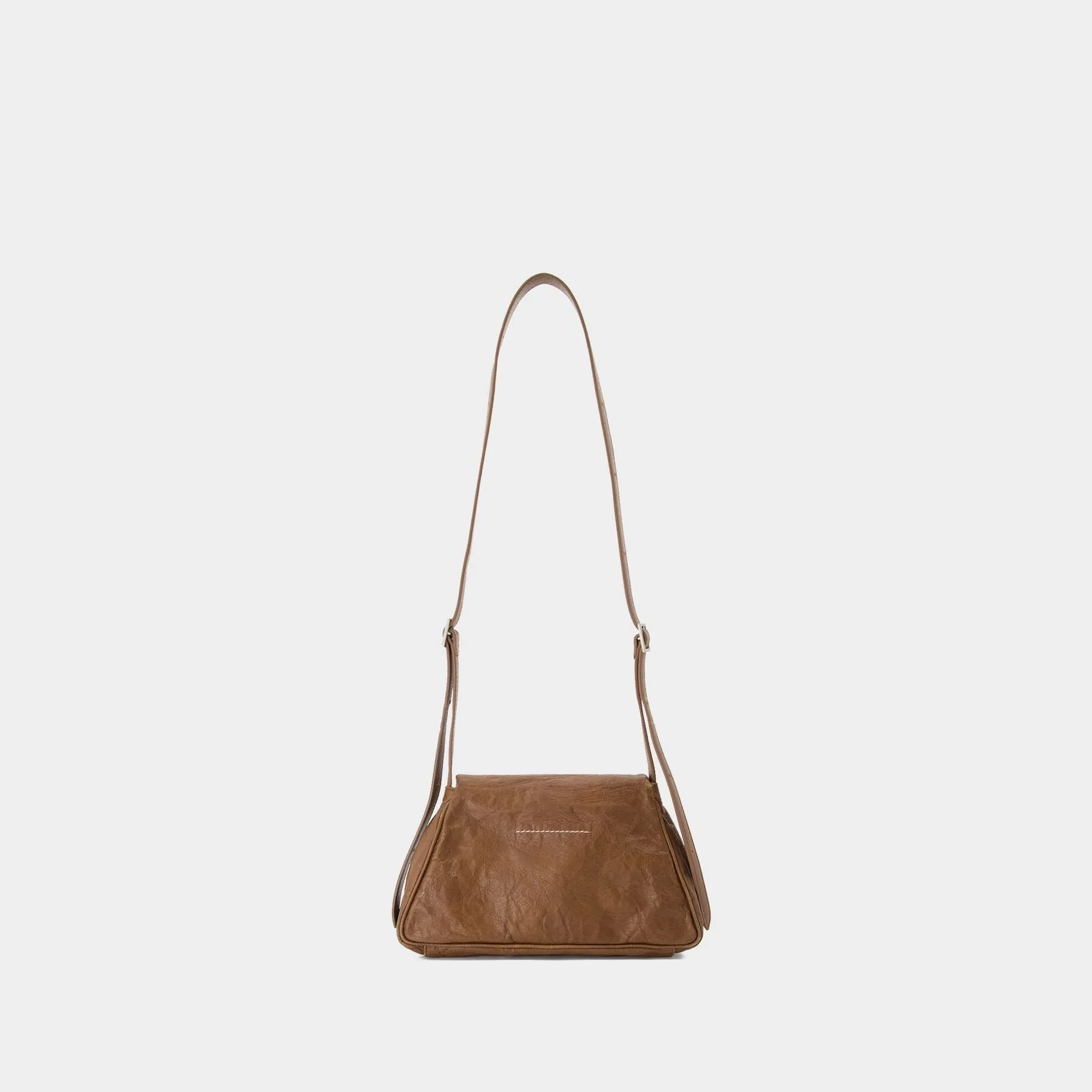 MM6 Maison Margiela  Numeric Medium Worn Out Bag - MM6 Maison Margiela - Leather - Brown