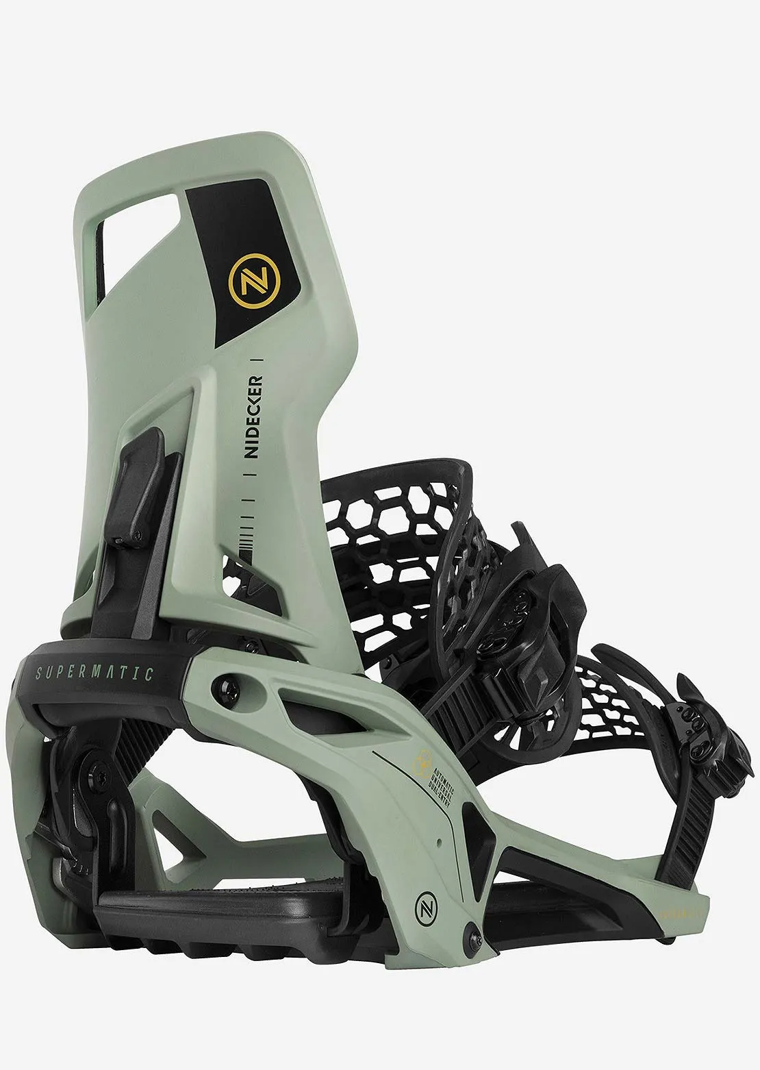 Nidecker Men's Supermatic Snowboard Bindings