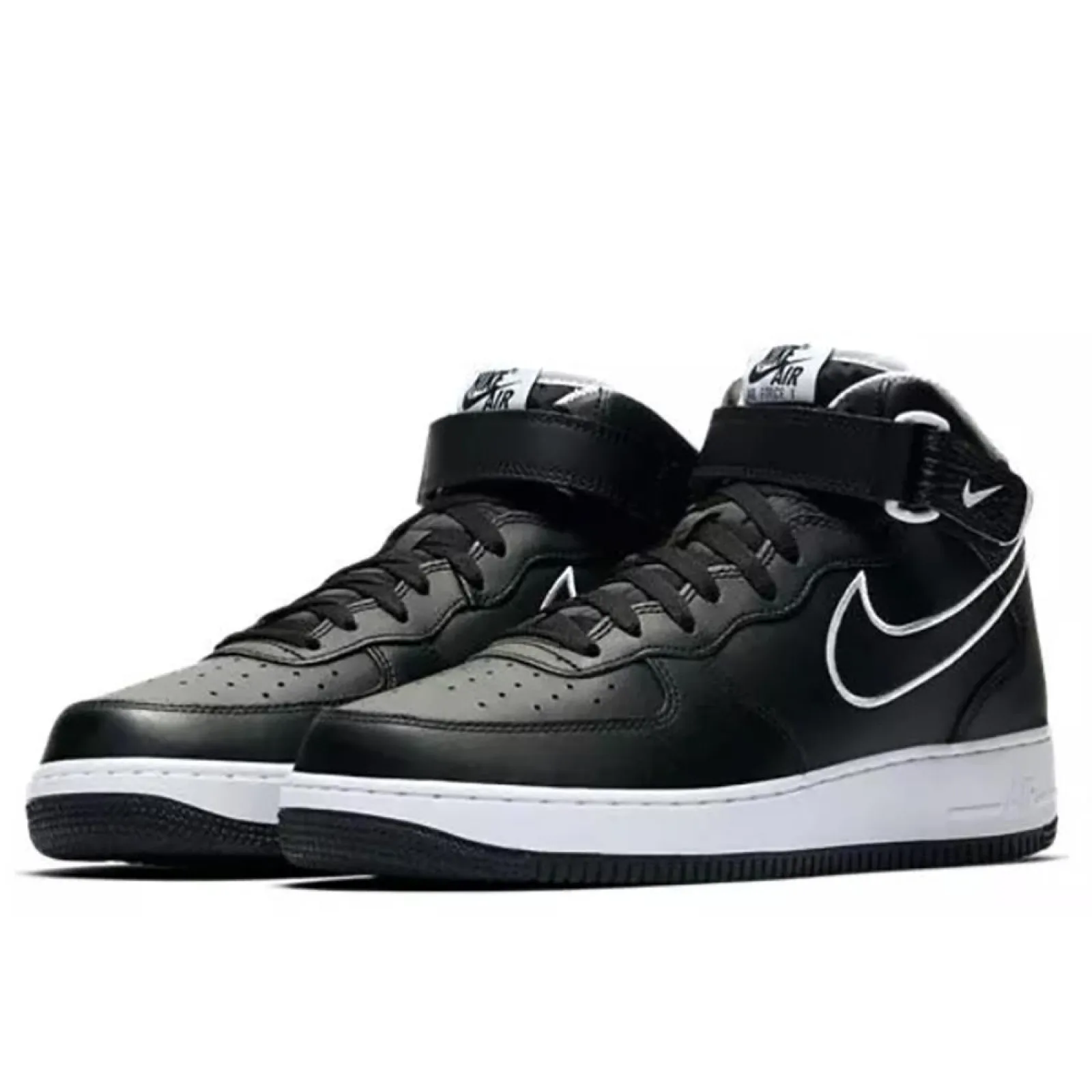 Nike Air Force 1 Mid "Black White"