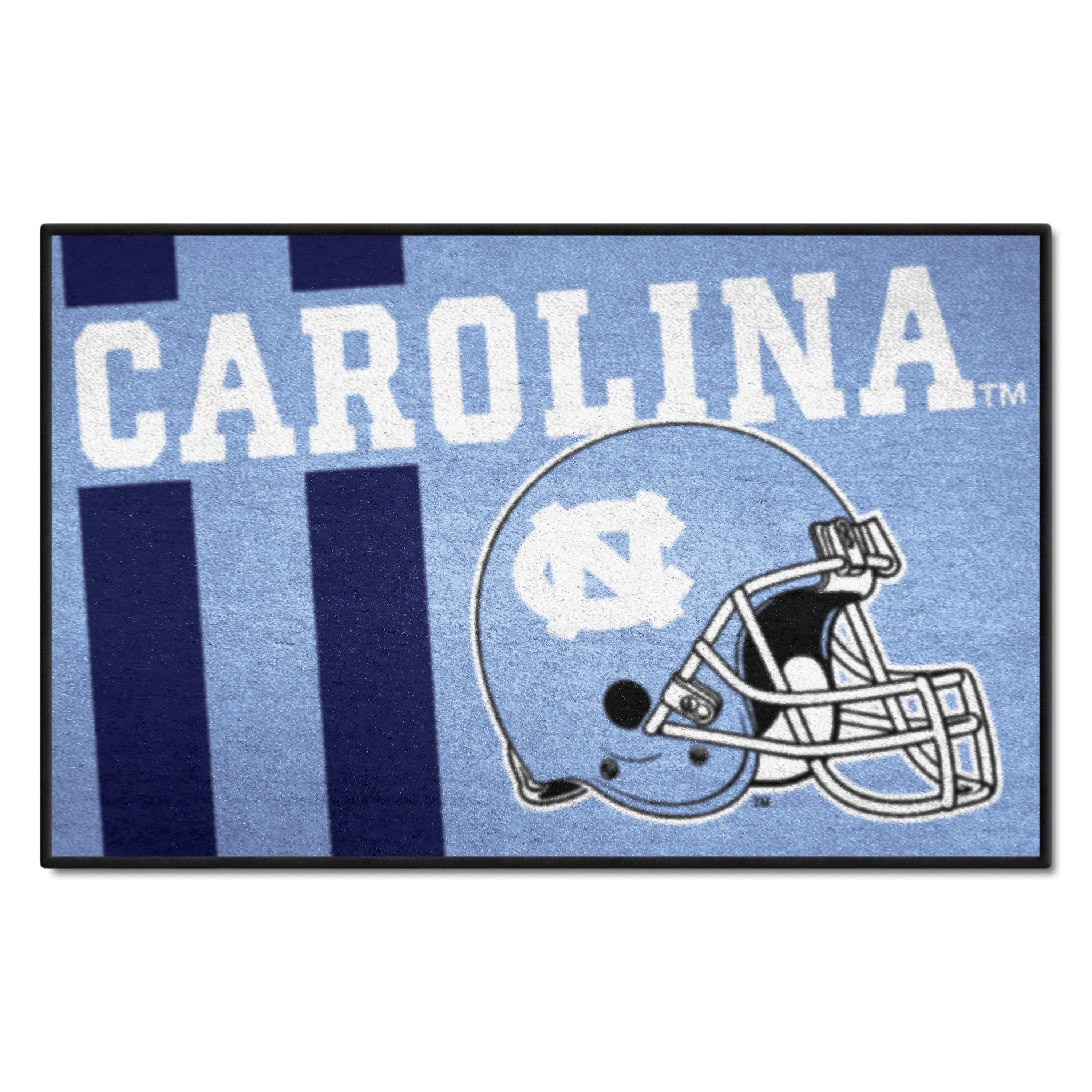 North Carolina Tar Heels Starter Mat with Football Helmet Logo by Fanmats