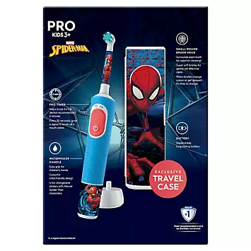 Oral-B Pro Kids Spider-Man Electric Toothbrush Designed by Braun | Kaleidoscope