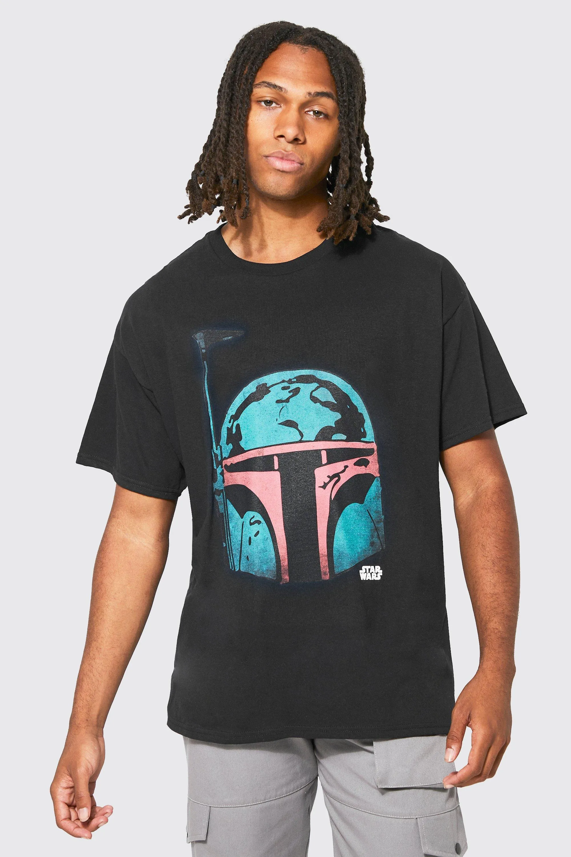 Oversized Star Wars License T-shirt | boohooMAN UK