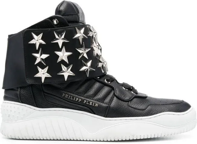 Philipp Plein Thunder high-top start sneakers Black