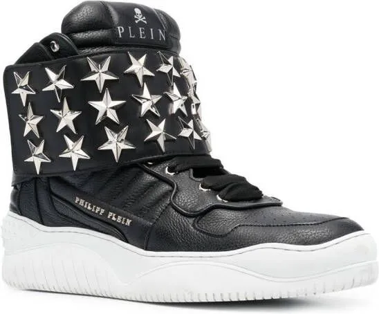 Philipp Plein Thunder high-top start sneakers Black