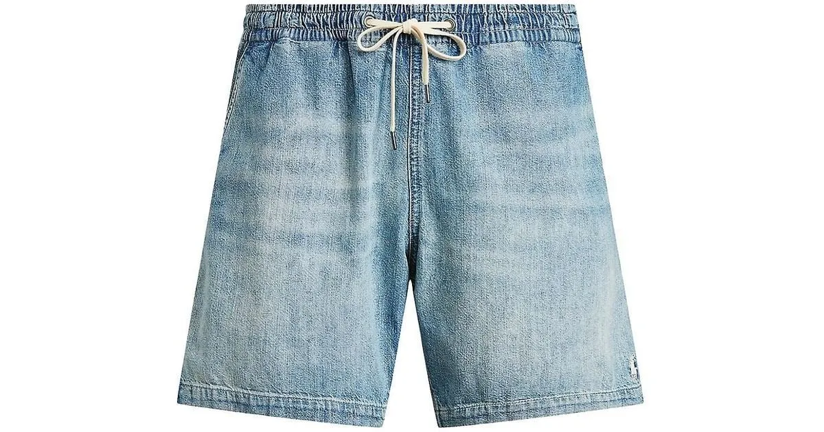 POLO RALPH LAUREN Men's 6.5-Inch Polo Prepster Denim Shorts