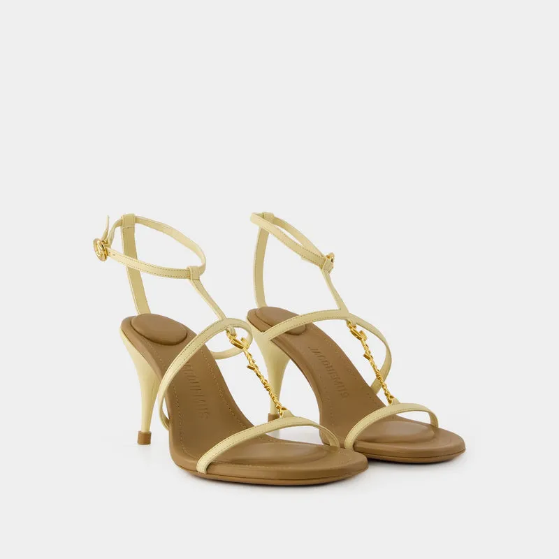 Pralu Sandals - Jacquemus - Leather - Ivory