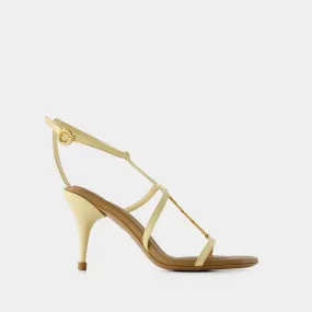 Pralu Sandals - Jacquemus - Leather - Ivory