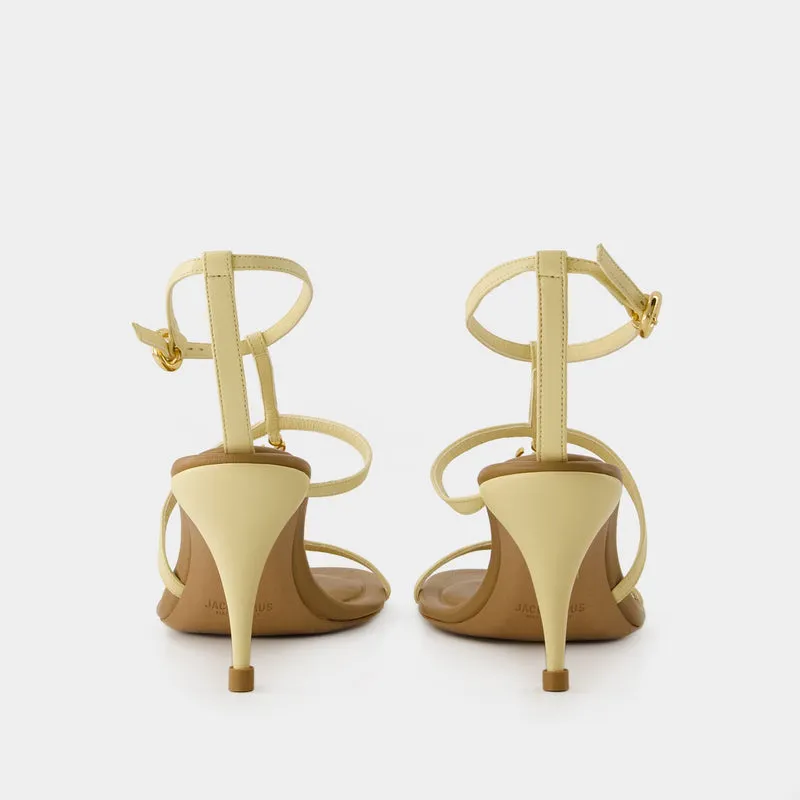 Pralu Sandals - Jacquemus - Leather - Ivory