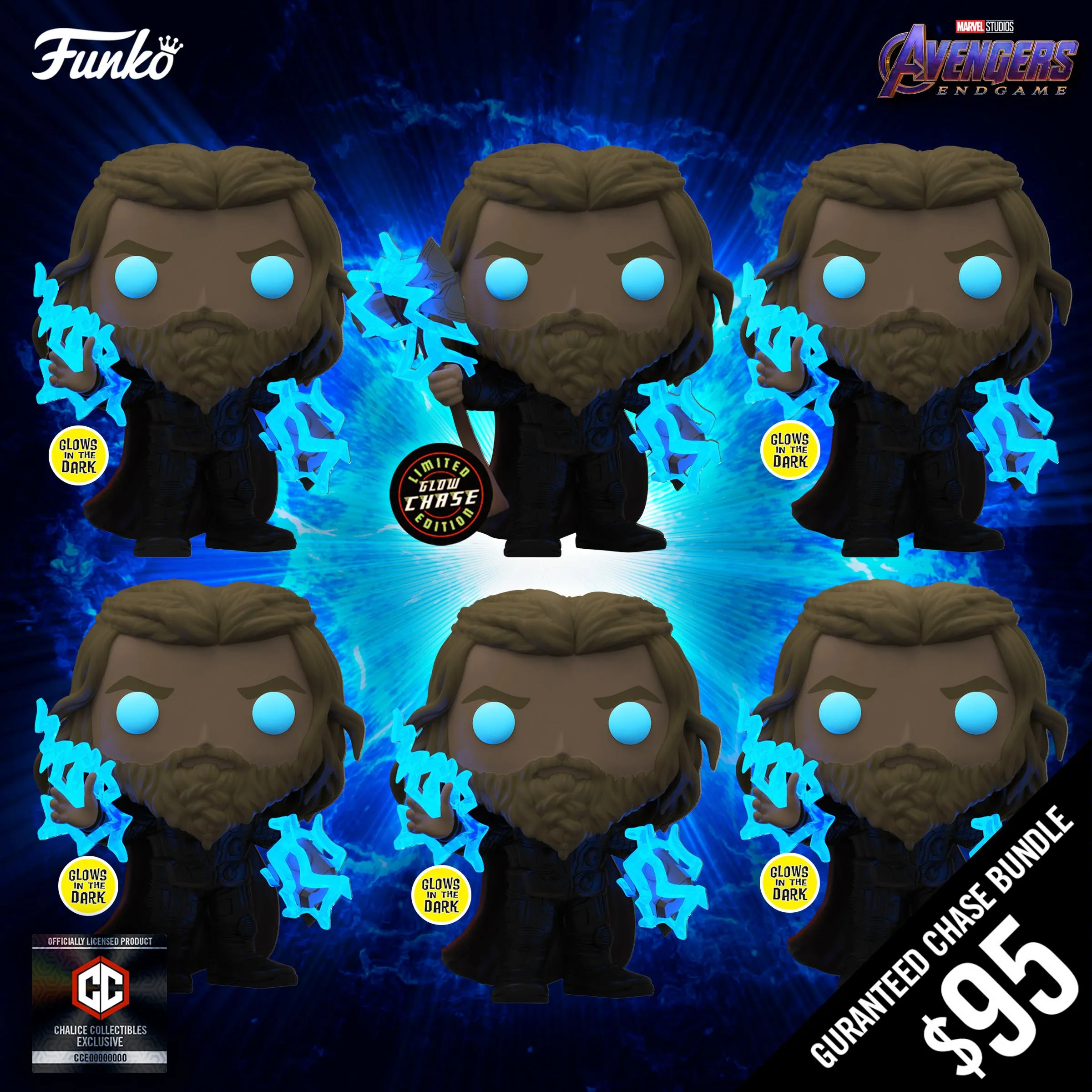 Pre-Order: Funko Pop! Chalice Collectibles Exclusive: Avengers Endgame: Thor (Guaranteed Chase Bundle)