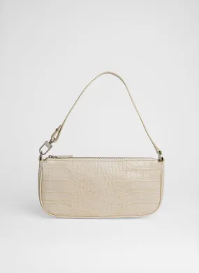 Rachel Croco Embossed Leather Bag