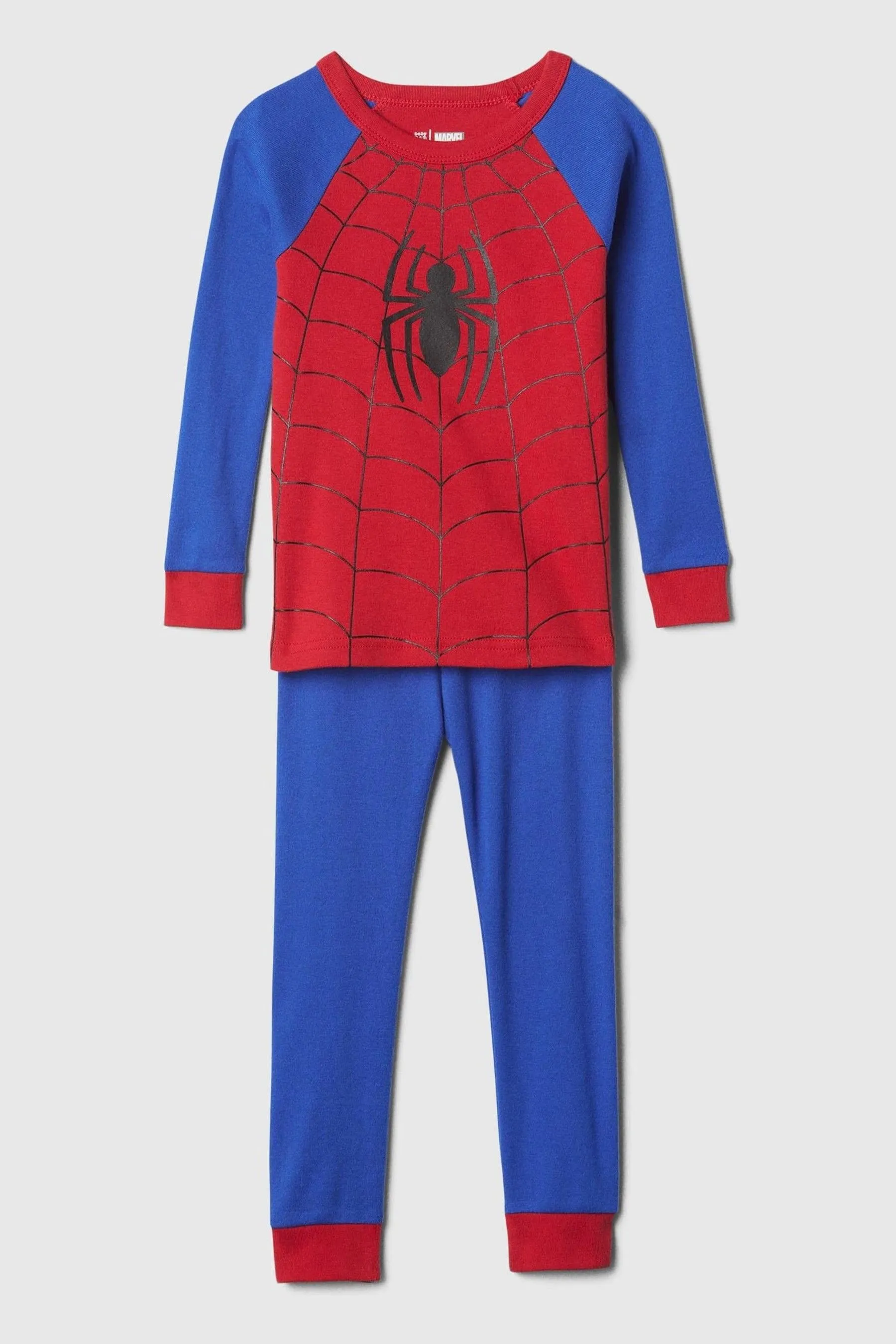 Red Marvel Spider-Man Cotton Long Sleeve Pyjama Set (6mths-5yrs)