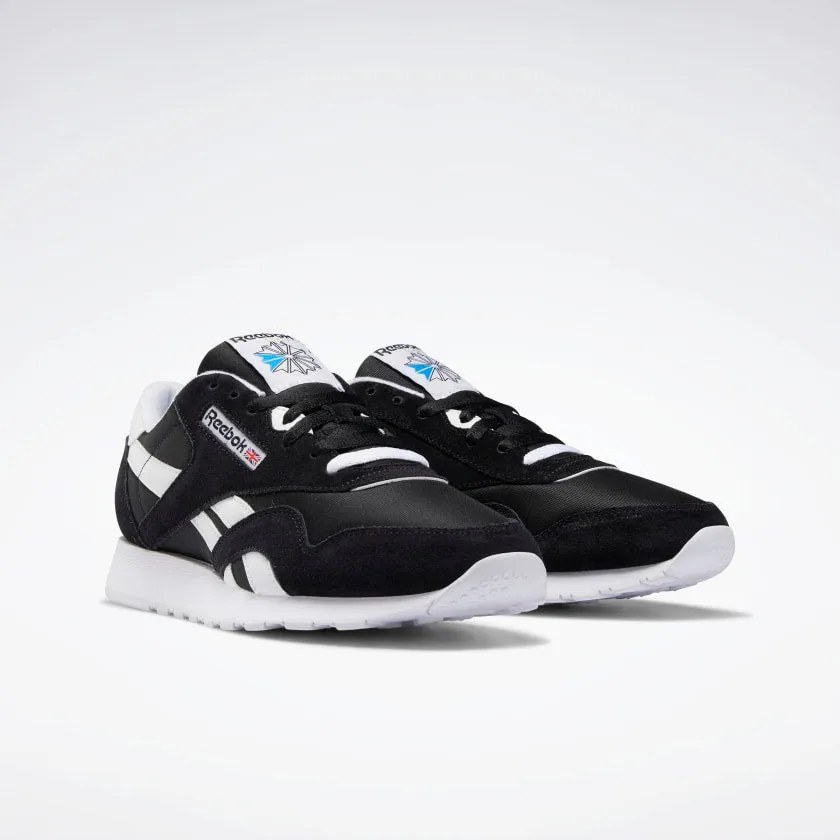 REEBOK Classic Nylon - Black / Black / White