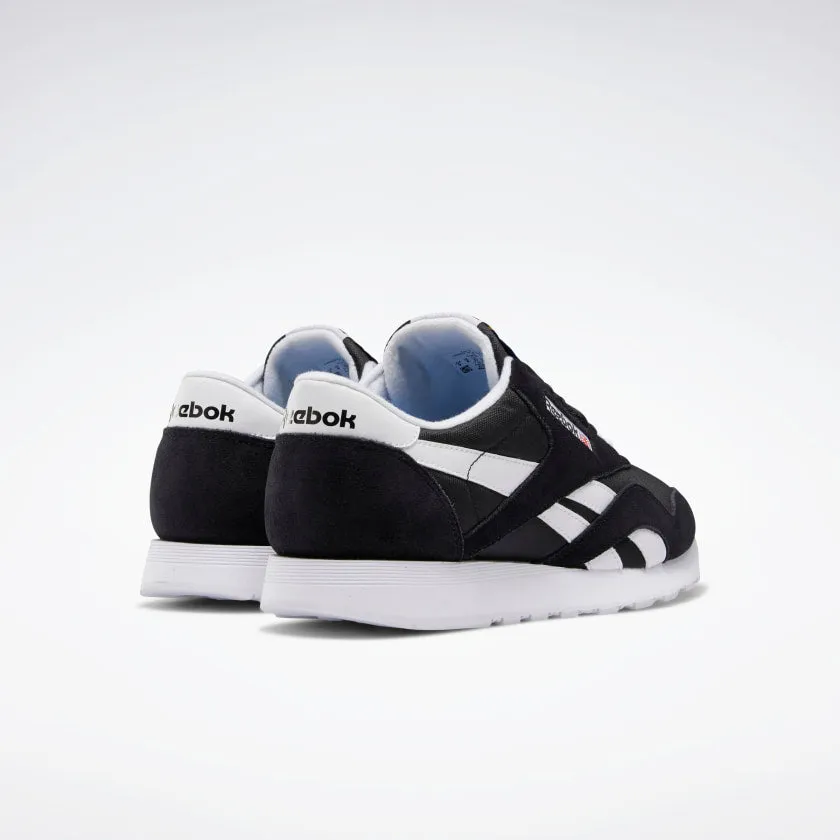 REEBOK Classic Nylon - Black / Black / White