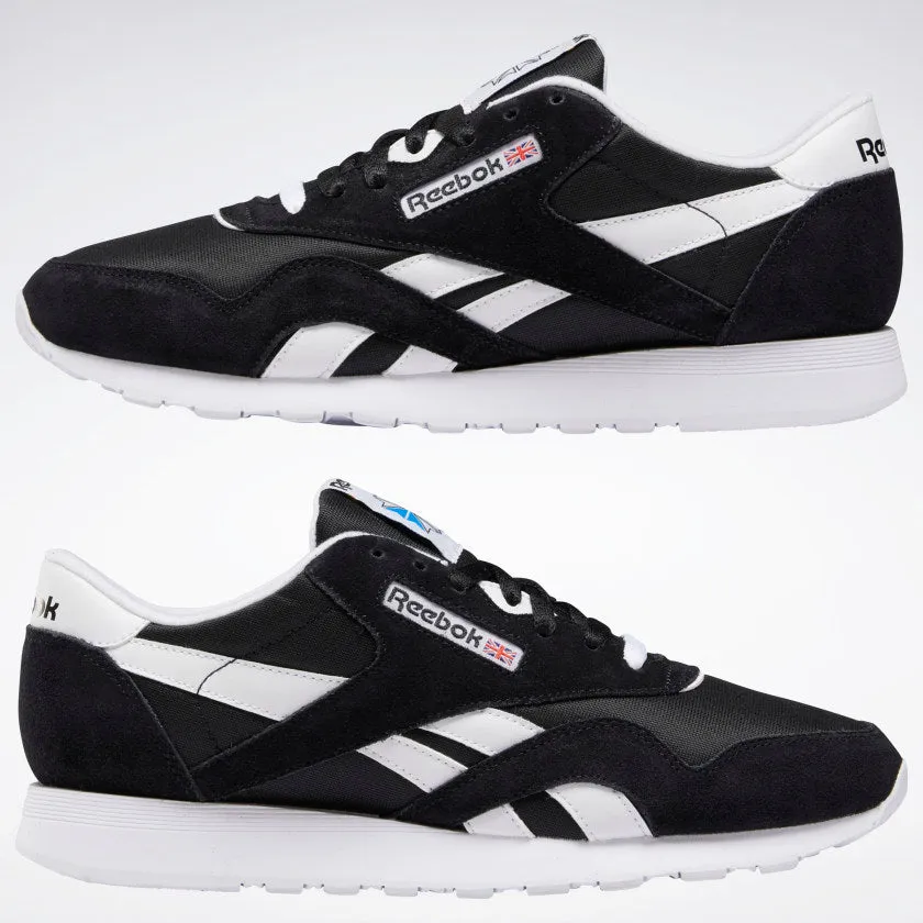 REEBOK Classic Nylon - Black / Black / White