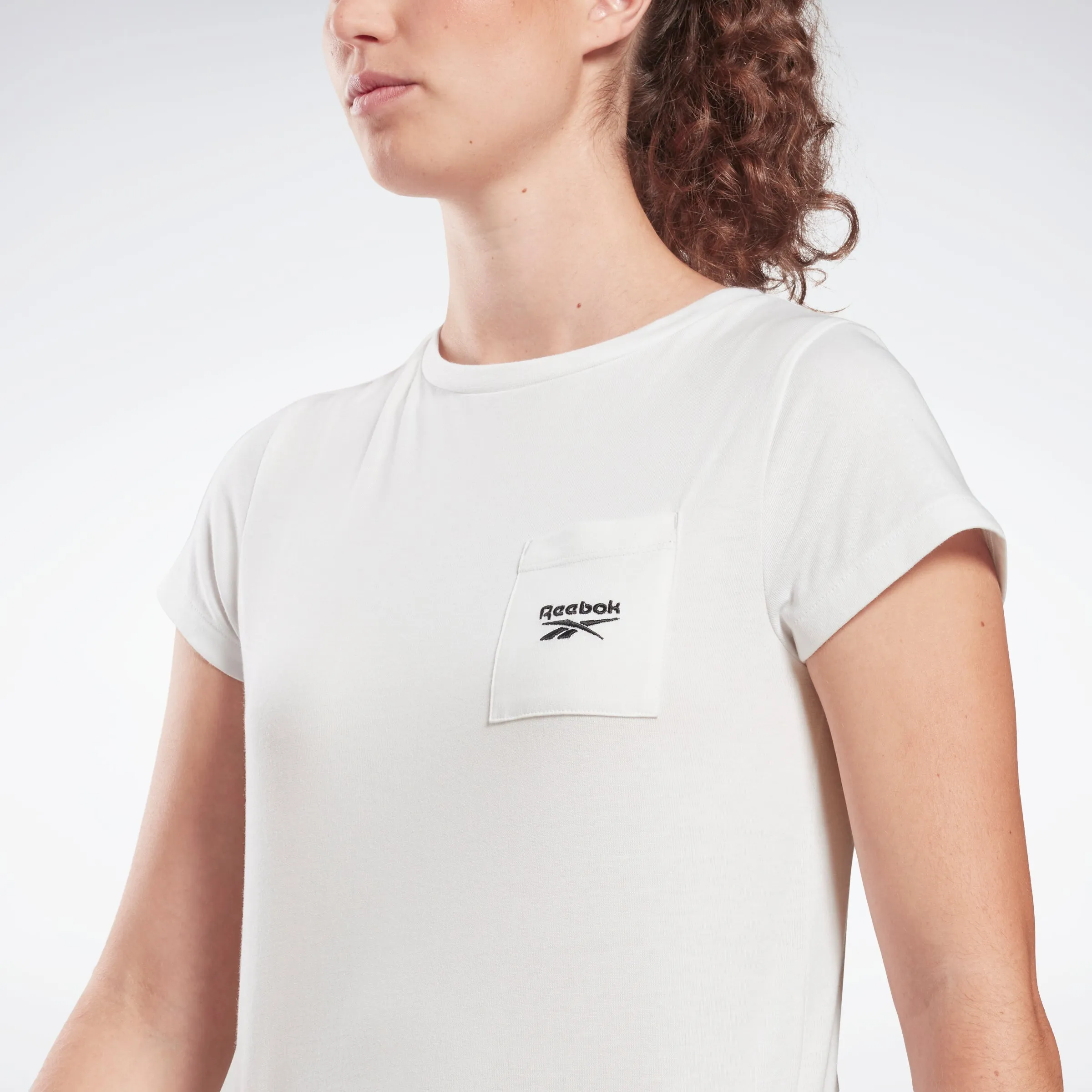 Reebok Identity Pocket T-Shirt White/White