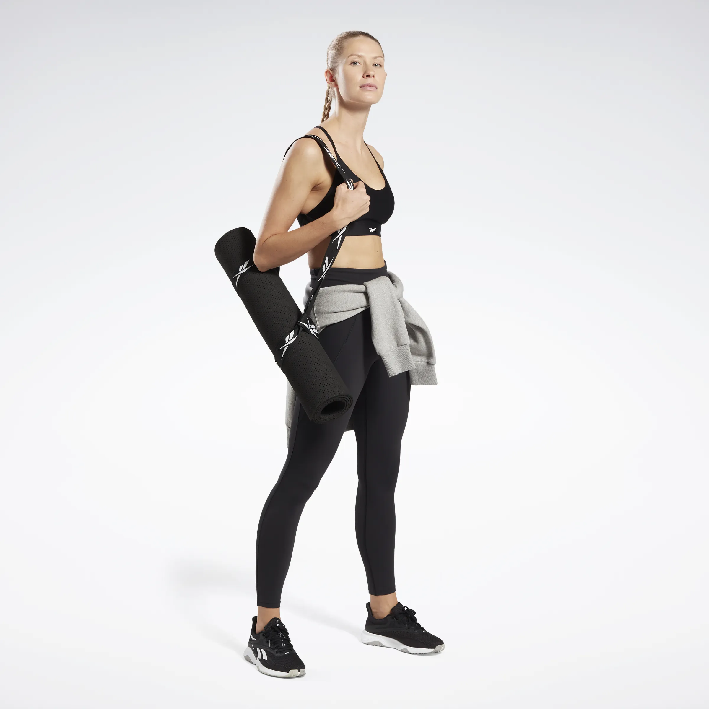 Reebok Lux Strappy Sports Bra Black