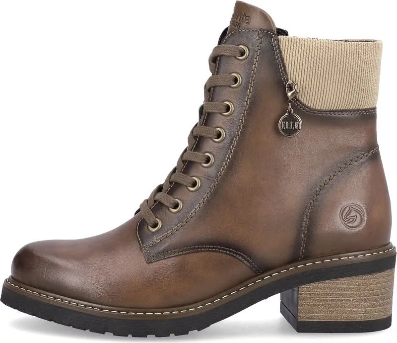 Remonte Chestnut Lace Up Boot