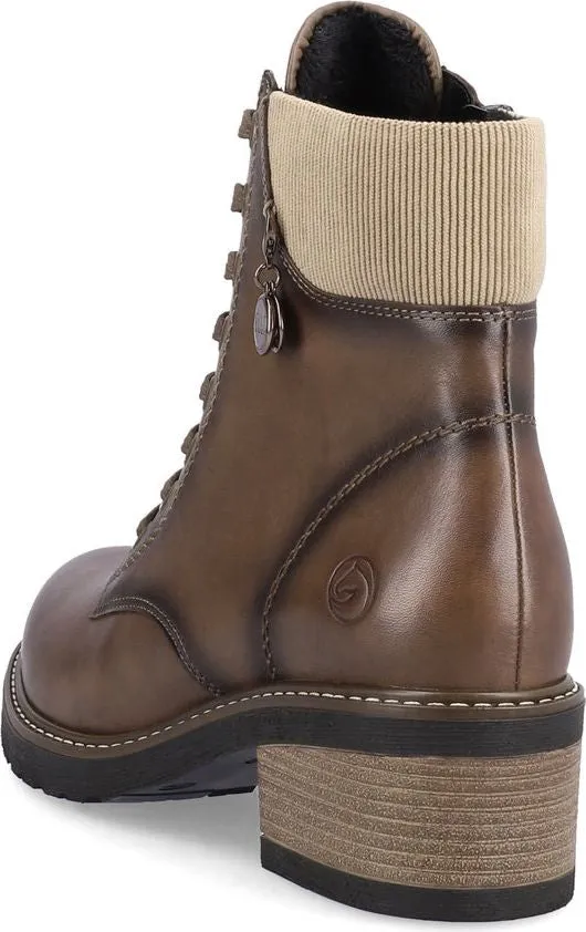 Remonte Chestnut Lace Up Boot