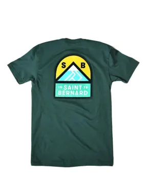     SAINT BERNARD  Mountains & Ski Run Tee    