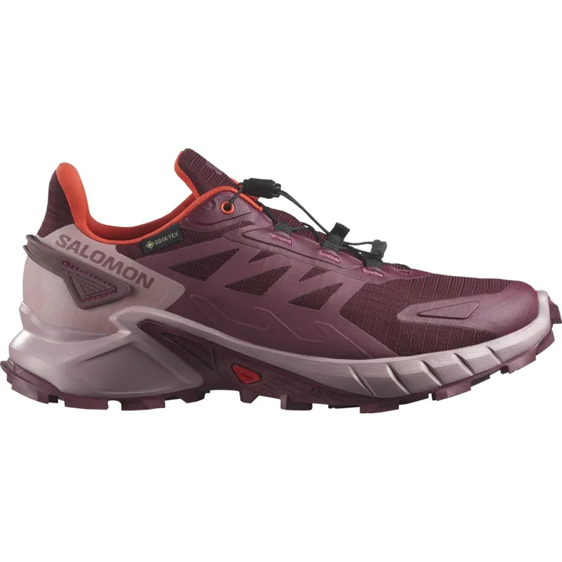 Salomon Women's Supercross 4 GTX Tawny Port/Mauve/Cherry Tomato