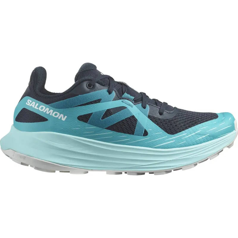 Salomon Women's Ultra Flow Carbon/Peacock Blue