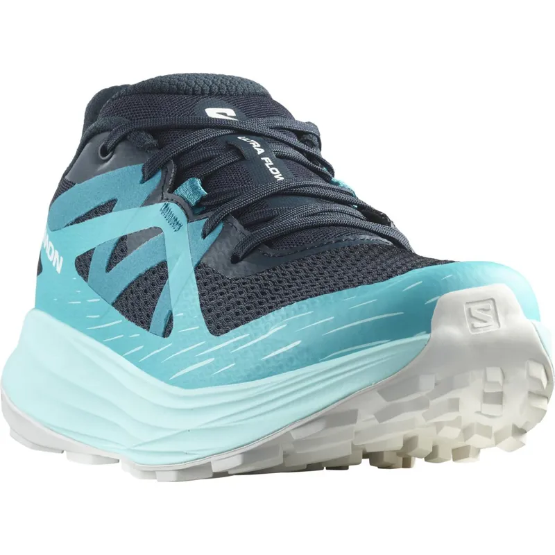 Salomon Women's Ultra Flow Carbon/Peacock Blue