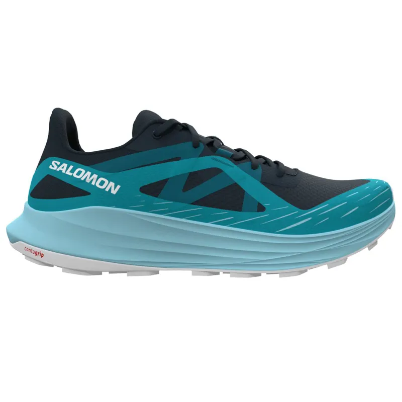 Salomon Women's Ultra Flow Carbon/Peacock Blue