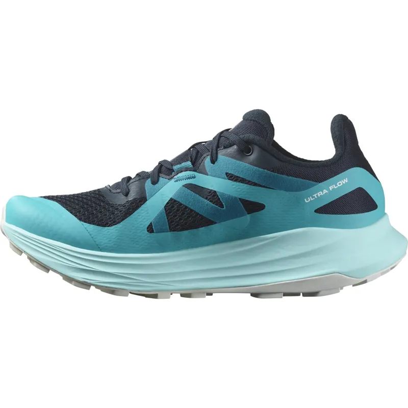 Salomon Women's Ultra Flow Carbon/Peacock Blue