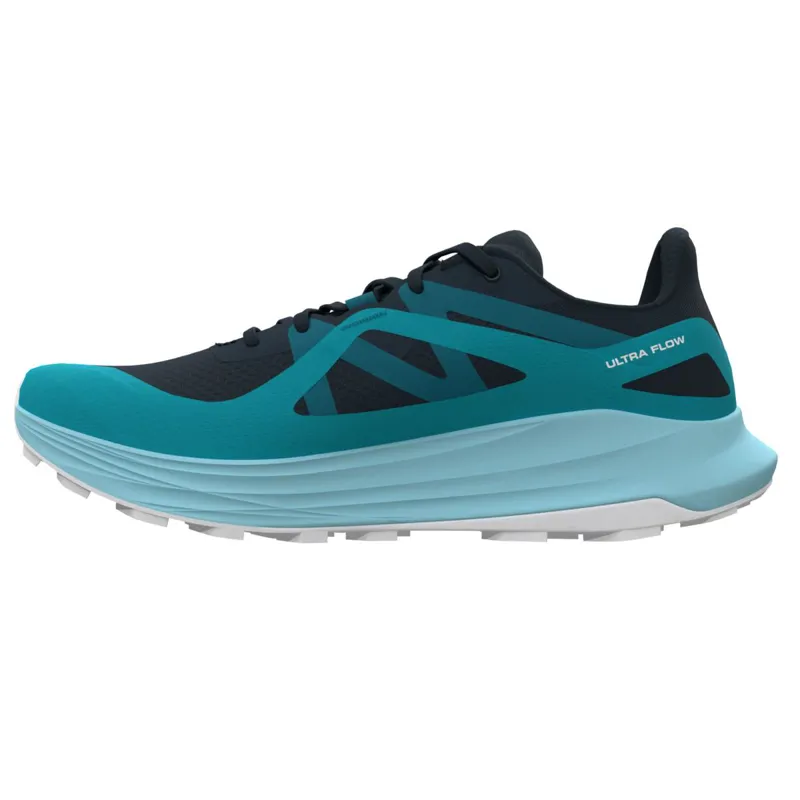 Salomon Women's Ultra Flow Carbon/Peacock Blue