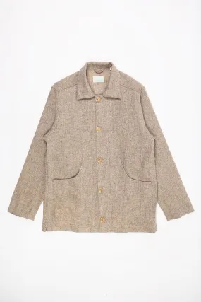 Shetland Tweed Hunting Jacket - Natural Tickweave