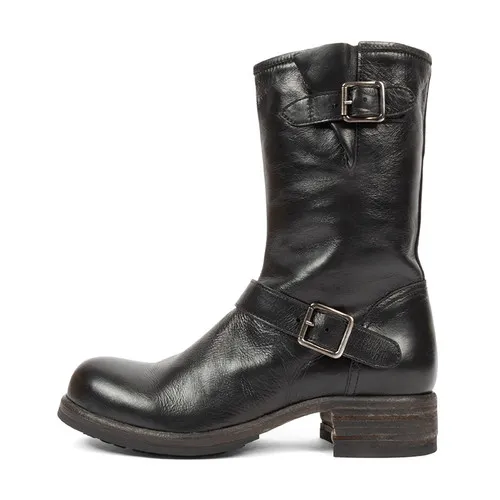 Shoto Black Biker Boot