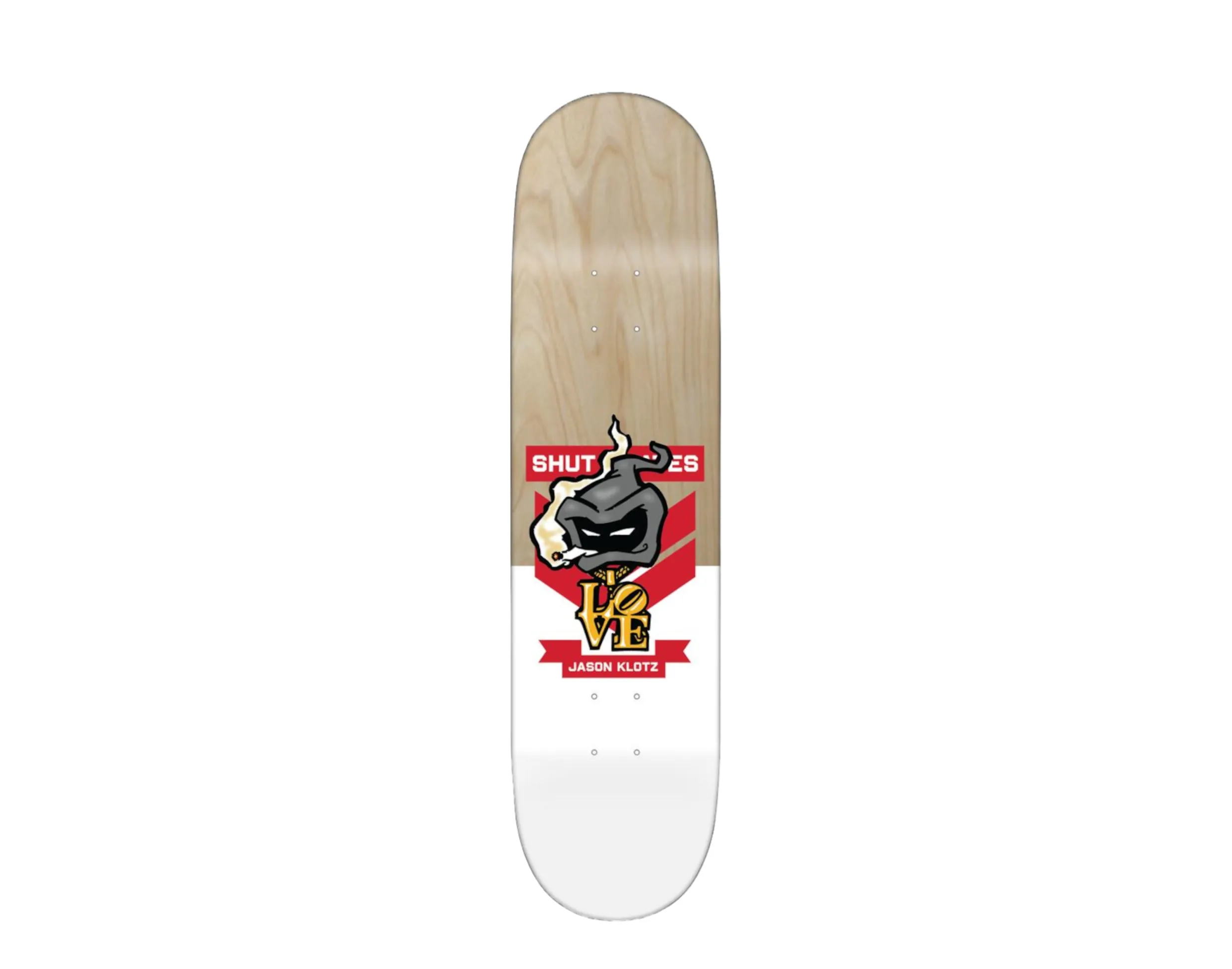 SHUT KLOTZ 2 TONE Skateboard Deck