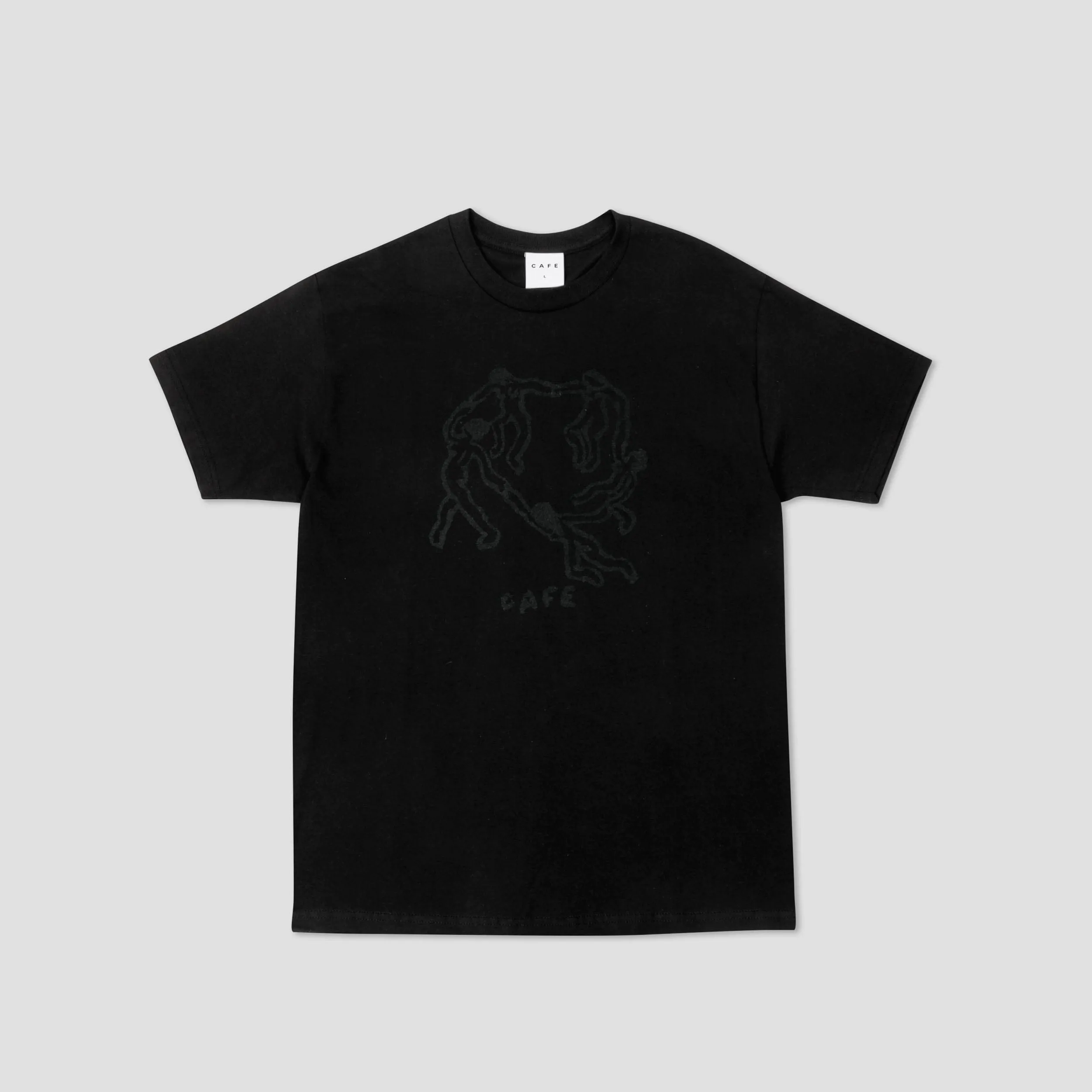 Skateboard Cafe Dance Circle T-Shirt Black