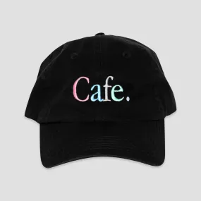 Skateboard Cafe Wayne Embroidered 6 Panel Cap Black