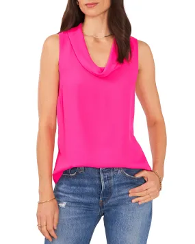 Sleeveless Cowl Neck Top